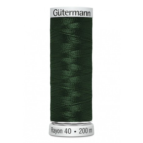 Fil Gutermann Fil à Broder Epaisseur Rayon 40 - 200m 