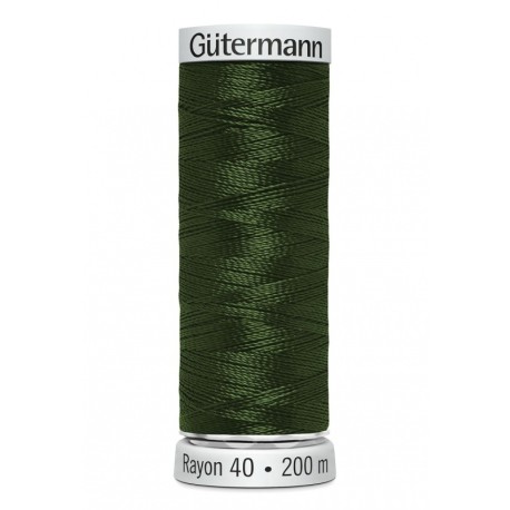 Fil Gutermann Fil à Broder Epaisseur Rayon 40 - 200m 