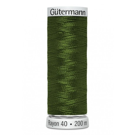 Fil Gutermann Fil à Broder Epaisseur Rayon 40 - 200m 
