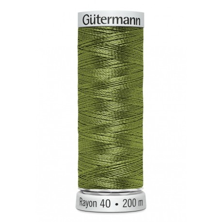 Fil Gutermann Fil à Broder Epaisseur Rayon 40 - 200m 