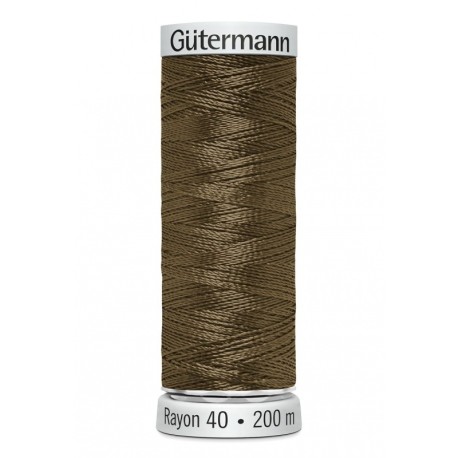 Fil Gutermann Fil à Broder Epaisseur Rayon 40 - 200m 