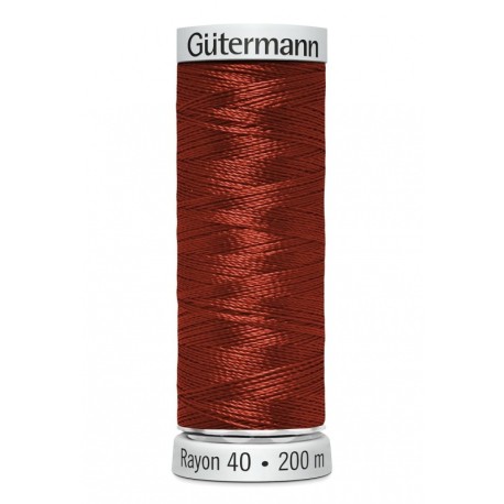 Fil Gutermann Fil à Broder Epaisseur Rayon 40 - 200m 
