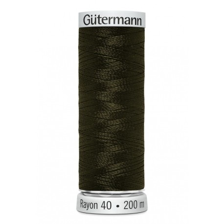 Fil Gutermann Fil à Broder Epaisseur Rayon 40 - 200m 