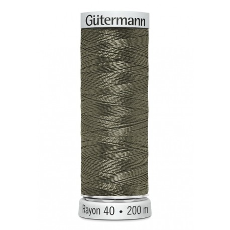 Fil Gutermann Fil à Broder Epaisseur Rayon 40 - 200m 