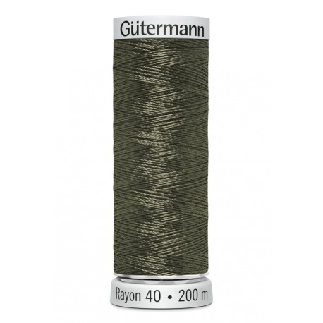 Fil Gutermann Fil à Broder Epaisseur Rayon 40 - 200m 