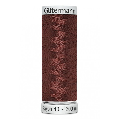Fil Gutermann Fil à Broder Epaisseur Rayon 40 - 200m 