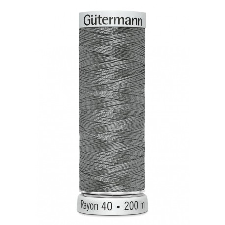 Fil Gutermann Fil à Broder Epaisseur Rayon 40 - 200m 