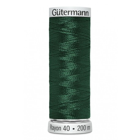 Fil Gutermann Fil à Broder Epaisseur Rayon 40 - 200m 