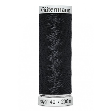 Fil Gutermann Fil à Broder Epaisseur Rayon 40 - 200m 