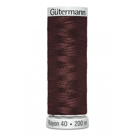 Fil Gutermann Fil à Broder Epaisseur Rayon 40 - 200m 