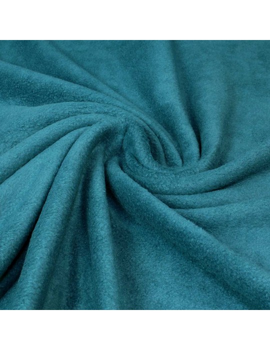 Tissu polaire uni oeko-tex bleu