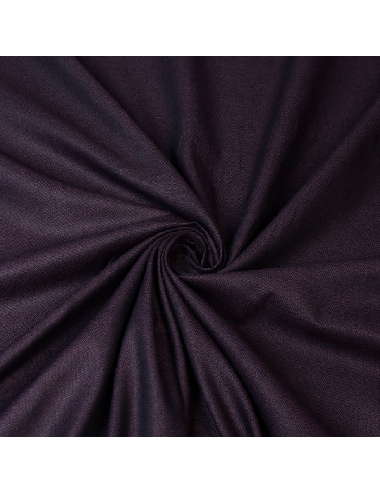 Tissu 100 % coton uni violet