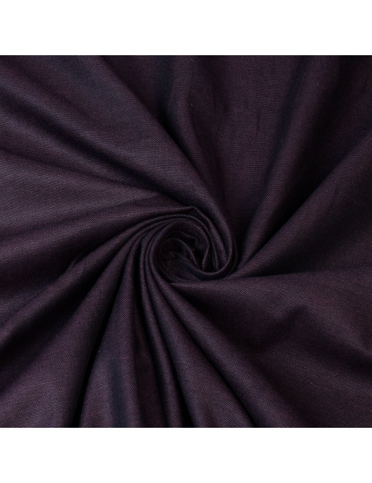 Tissu 100 % coton uni violet