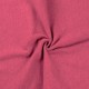 Coupon 3m Tissu Bord Cote Uni Rouge Melangé