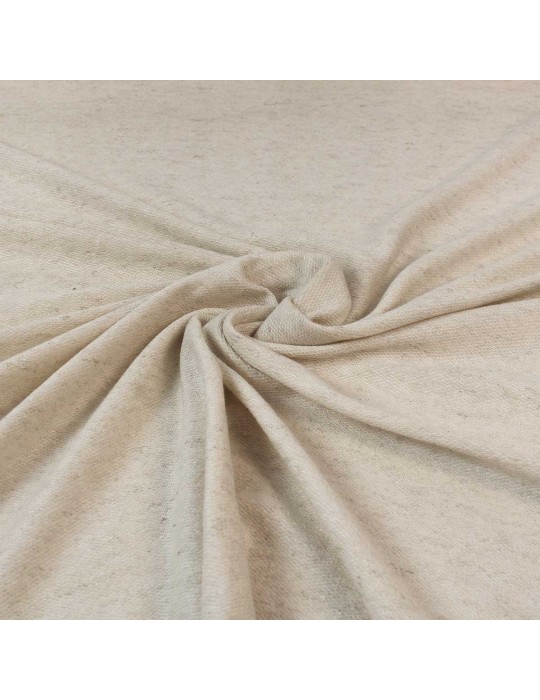 Tissu d'habillement coton/lin beige