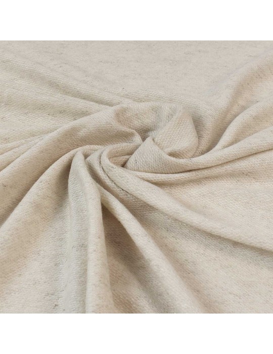 Tissu d'habillement coton/lin beige