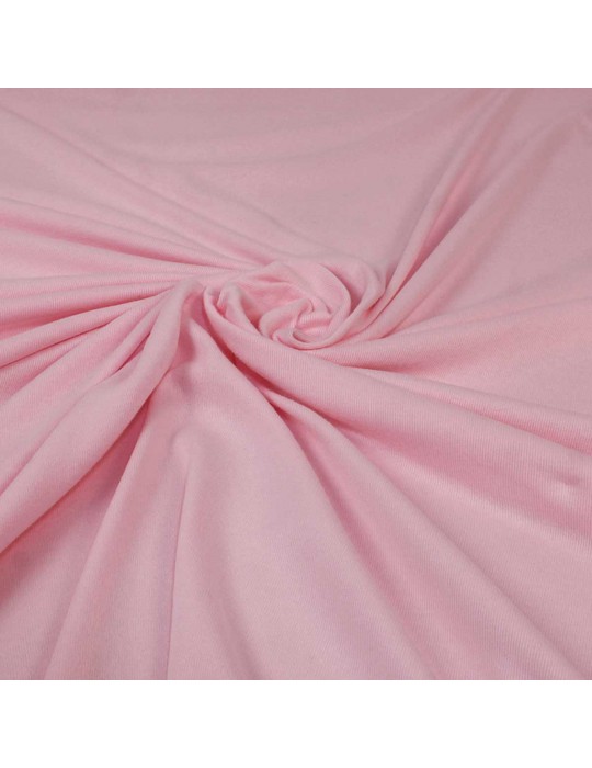 Tissu d'habillement coton/élasthanne rose