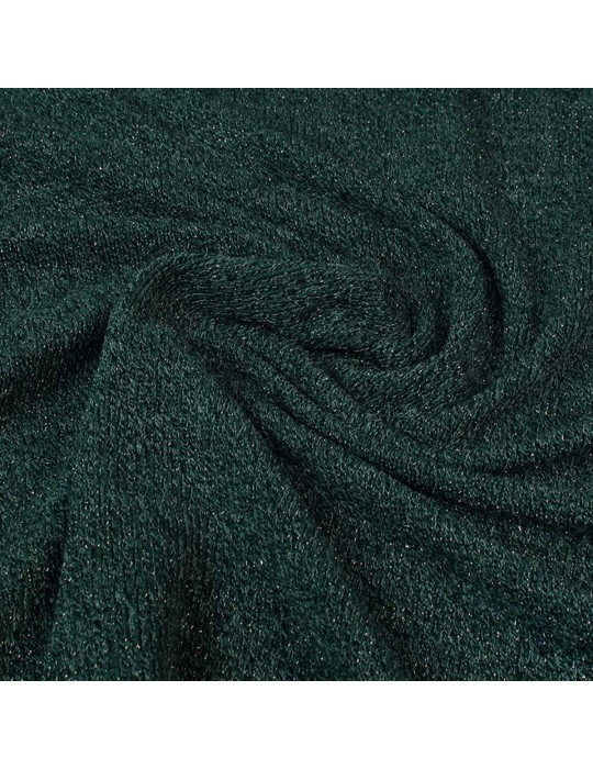 Tissu maille polyester/acrylique vert
