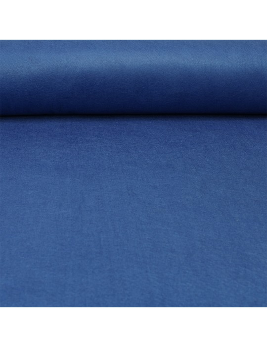 Tissu habillement feutrine bleu