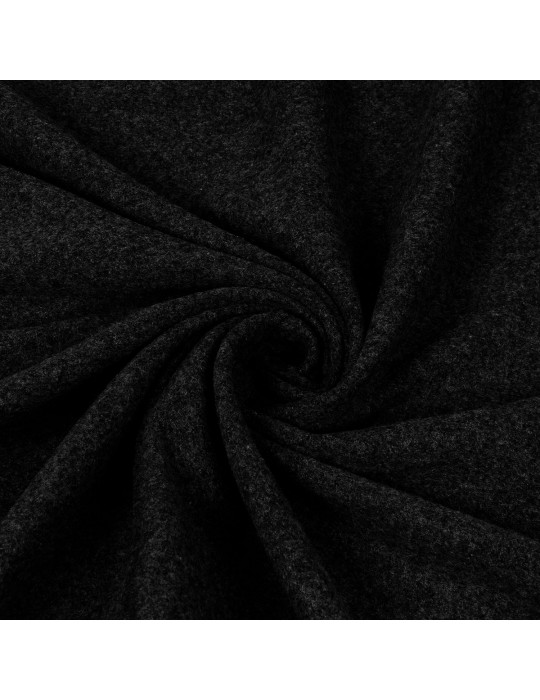 Tissu lainage noir 140 cm