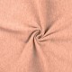 Coupon 3m Tissu Bord Cote Uni Saumon