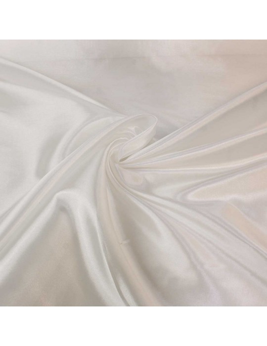 Tissu voilage brillant blanc