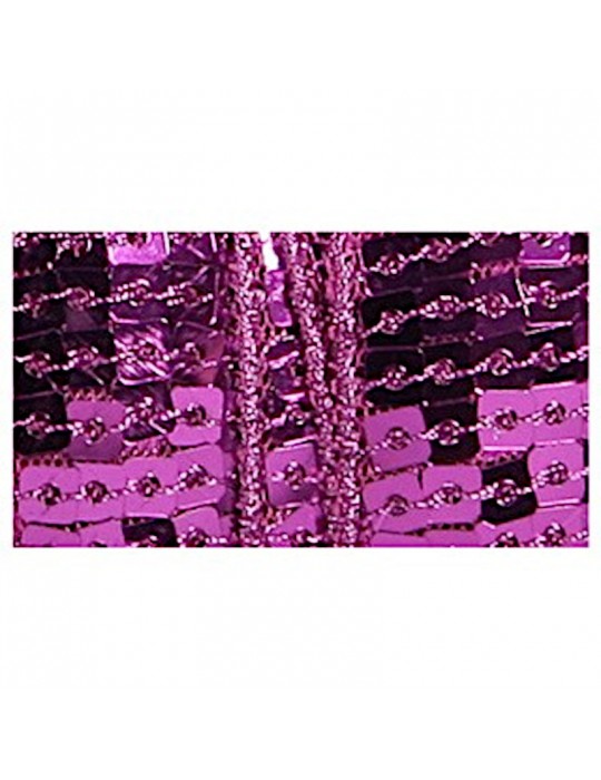 Galon paillettes 40 mm violet