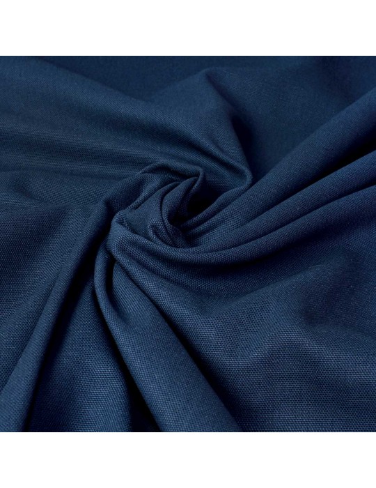 Tissu demi natté grande largeur bleu