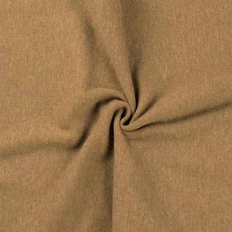 Coupon 3m Tissu Bord Cote Uni Beige 