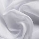 Coupon de 3m de Tissu Voilage Tergal Lin Blanc Plombé