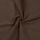 Coupon 3m Tissu Bord Cote Uni Marron