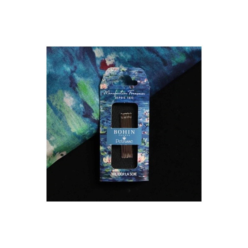 Pochette 15 Aiguilles A Broder La Soie N°10 Bohin