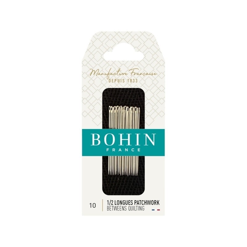 Bohin - Aiguille à Coudre Demi Long A1/2f N° 10 