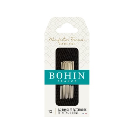 Bohin - Aiguille à Coudre Demi Long A1/2f N° 12