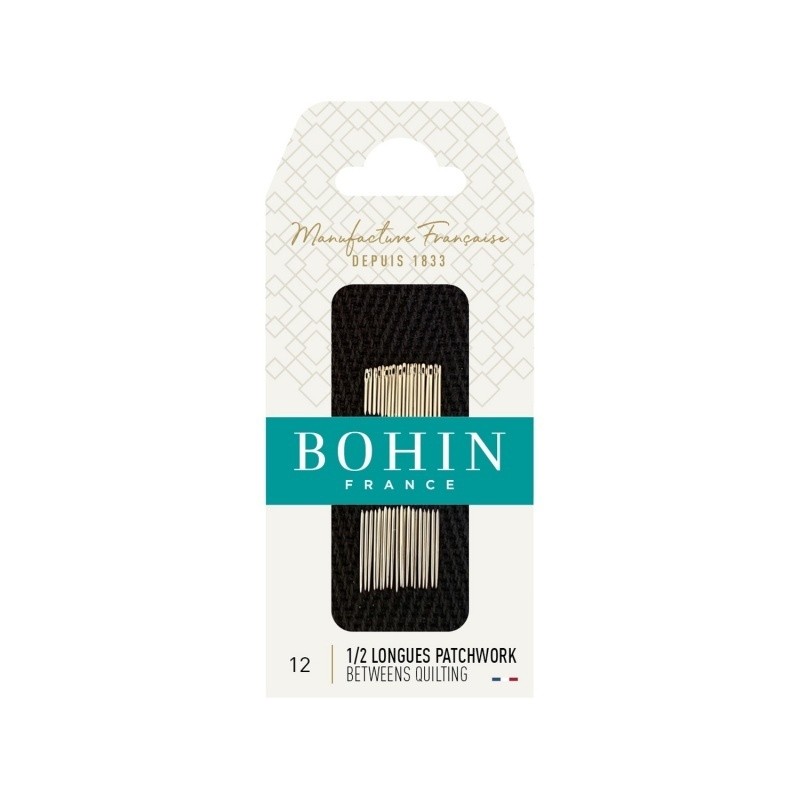 Bohin - Aiguille à Coudre Demi Long A1/2f N° 12