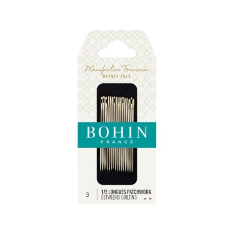 Bohin - Aiguille à Coudre Demi Long A1/2f N° 3