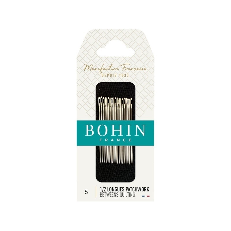 Bohin - Aiguille à Coudre Demi Long A1/2f N° 5 