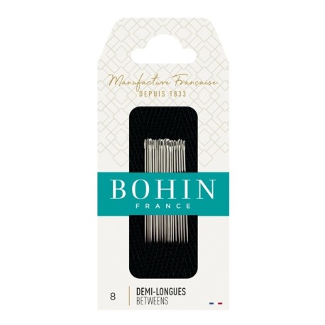 Bohin - Aiguille à Coudre Demi Long A1/2f N° 8 