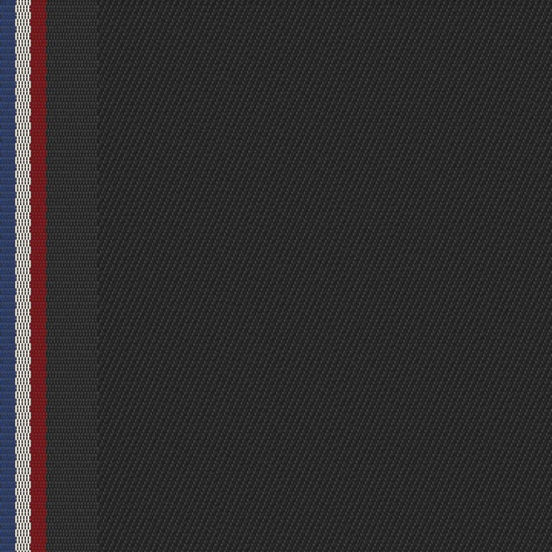 Coupon 3m Tissu Sisal Uni Noir 