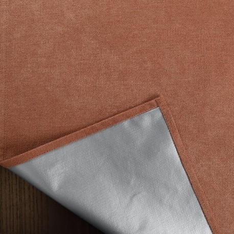 Coupon 3m Tissu Occultant Thermique Klima Terracotta