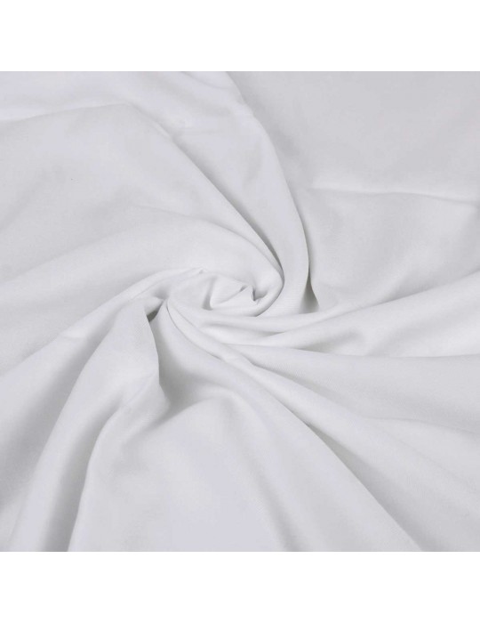 Coupon habillement uni 200 x 150 cm blanc
