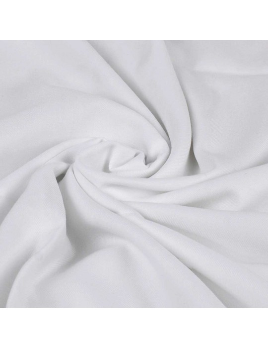 Coupon habillement uni 200 x 150 cm blanc