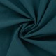 Coupon 3m Tissu Coton Lavé Uni Turquoise