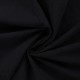 Coupon 3m Tissu Coton Lavé Uni Uni Noir 
