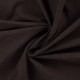 Coupon 3m Tissu Coton Lavé Uni Marron Foncé