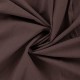 Coupon 3m Tissu Coton Lavé Uni Marron