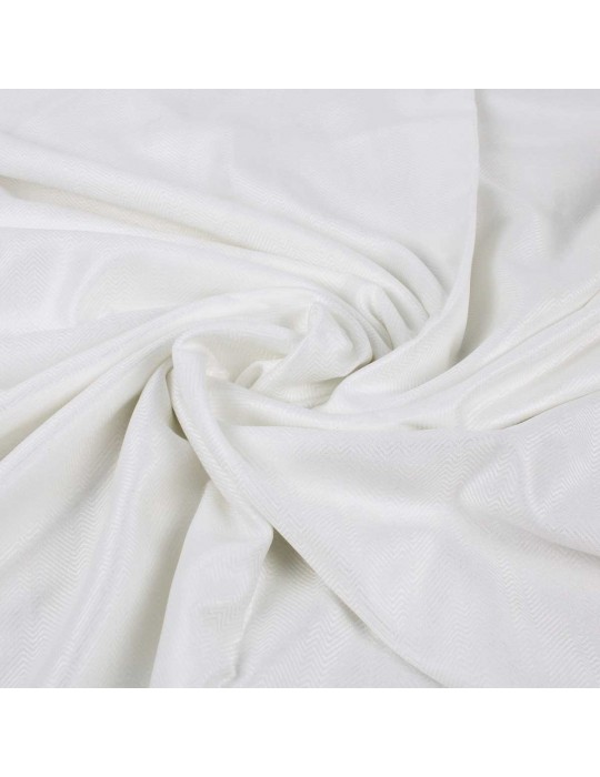 Coupon habillement viscose 150 x 150 cm blanc