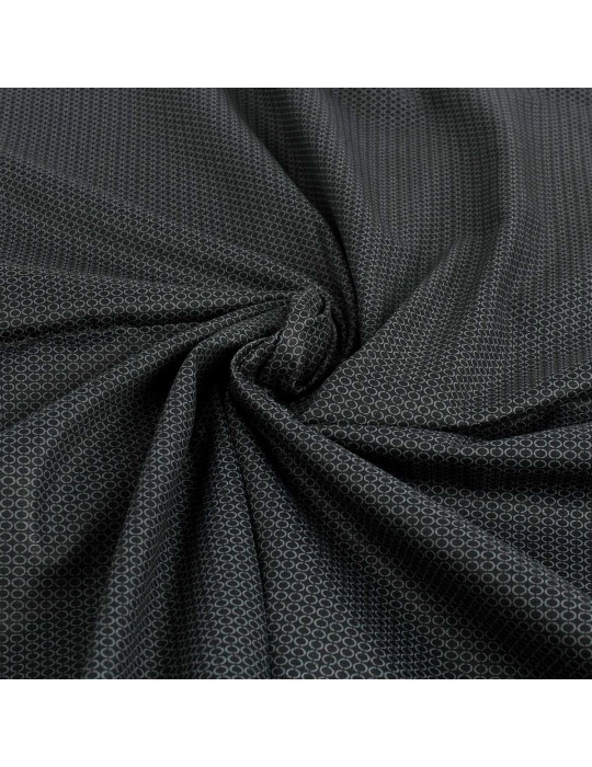 Coupon habillement coton 300 x 145 cm noir