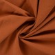Coupon 3m Tissu Coton Lavé Uni Cognac
