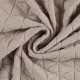 Coupon 3m Tissu Maille Matelassé Uni Sable 